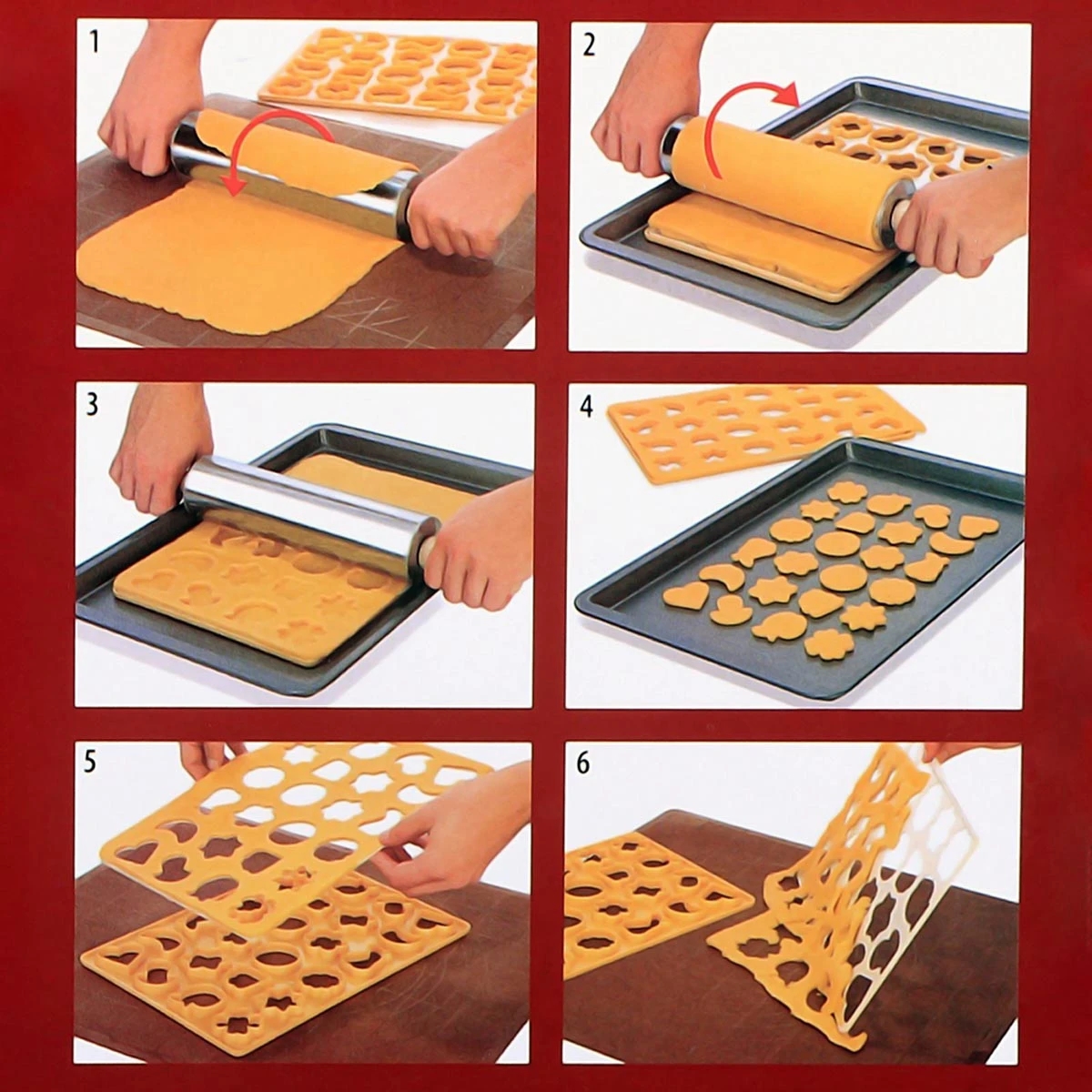 Šablóna na vykrajovanie medovníkov alebo lineckého pečiva 0